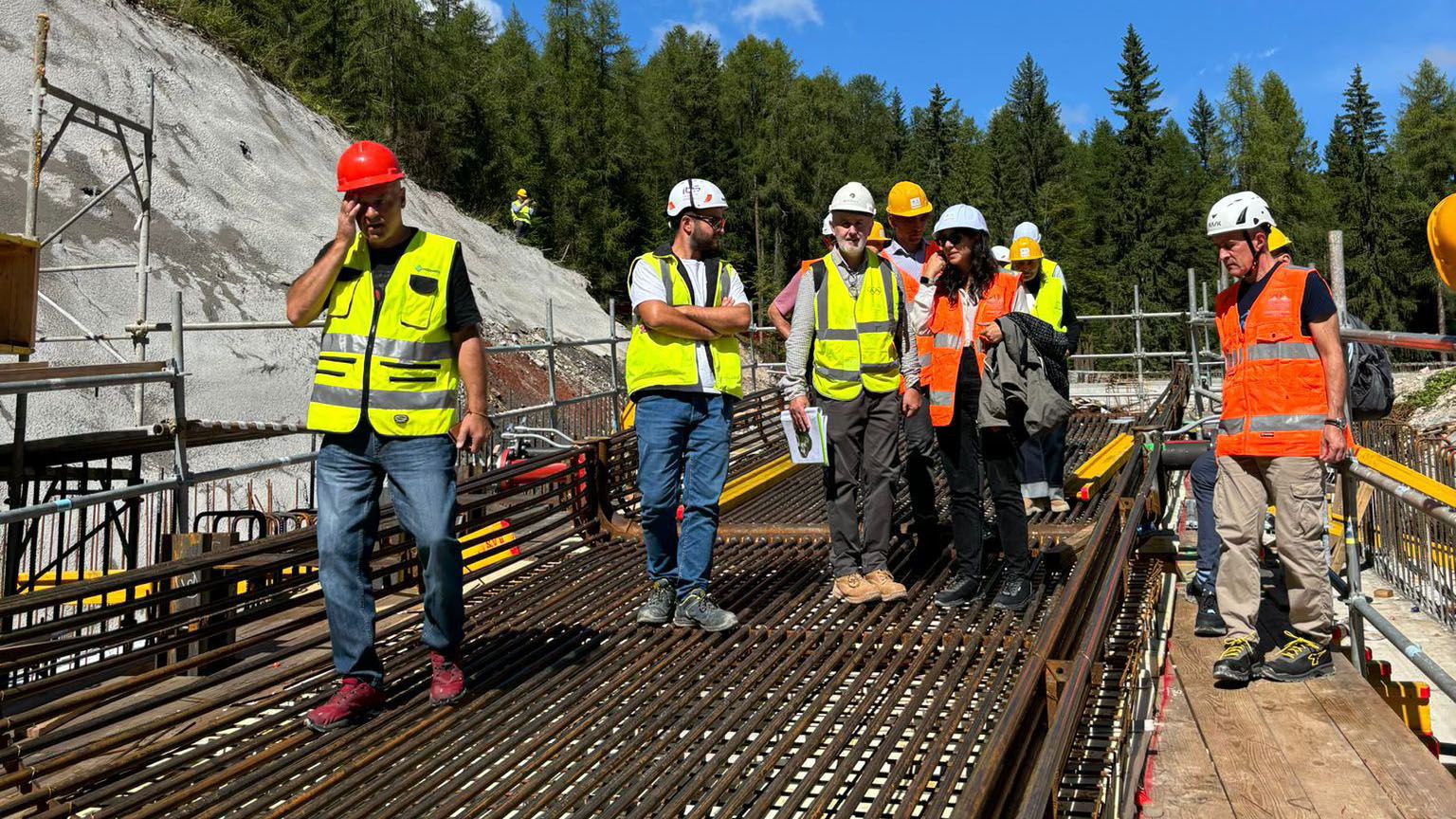 Olympia-Baustelle in Cortina schreitet voran