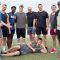 Training unter Palmen