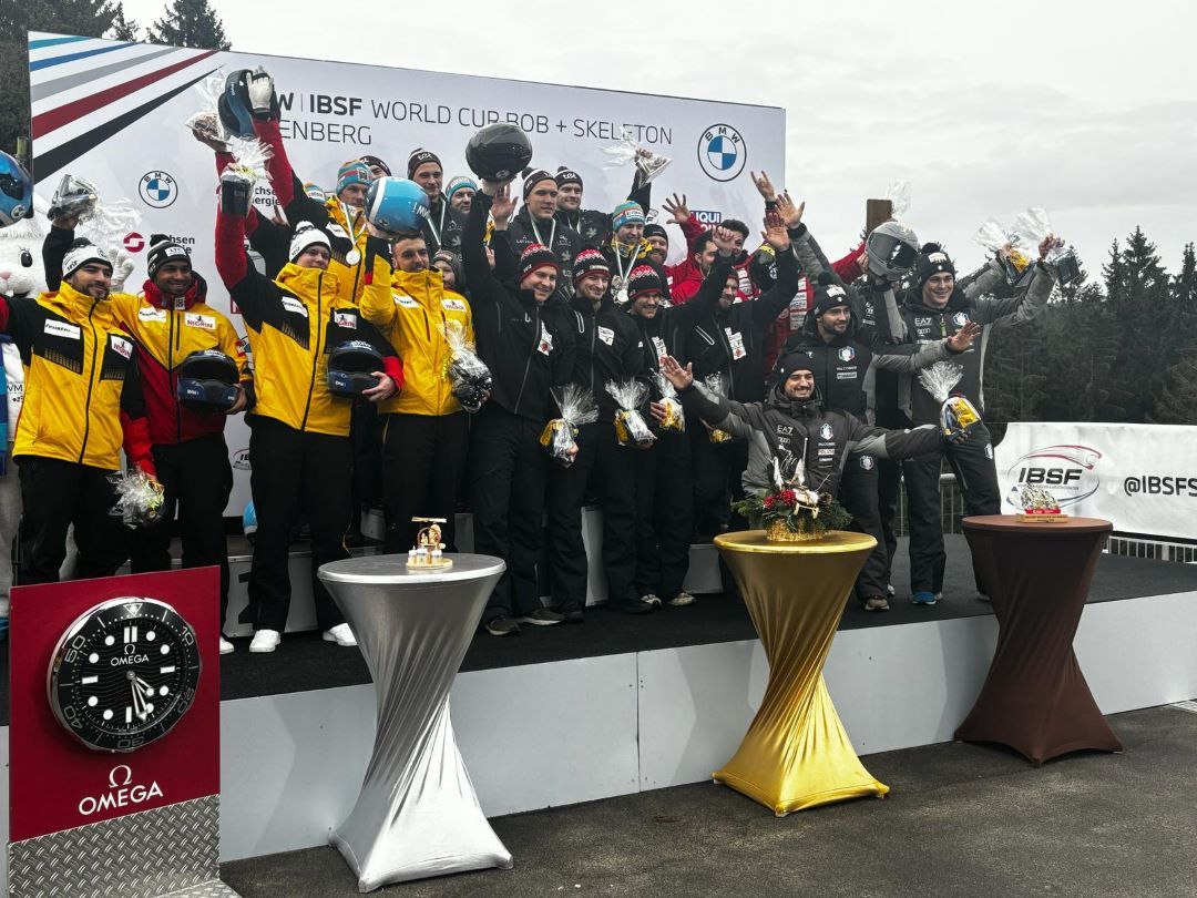 Erfolgreiche Platzierung unserer 4er Bob-Teams Herren beim WC Altenberg