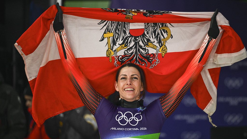 Erst Gold und jetzt Fahnenträgerin